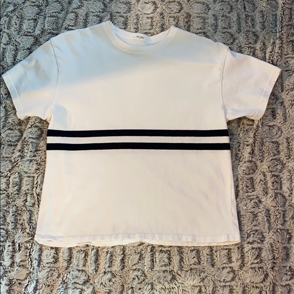 brandy melville/john galt striped tee
